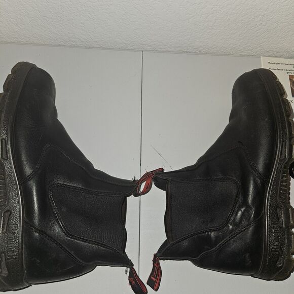 Australian UBBK Redback Men's Bobcat Slip-on Boots Soft Toe 10 AU 11 US 12 BLACk - Picture 12 of 14